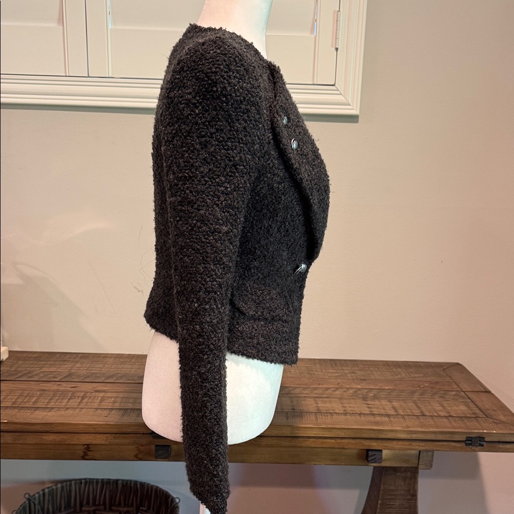 Love Culture Black Textured Blazer - Picture 4 of 5